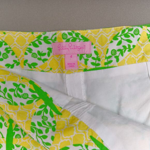 Lilly Pulitzer Skort Womens 4 Butterfly Mosaic Cotton - Picture 4 of 11